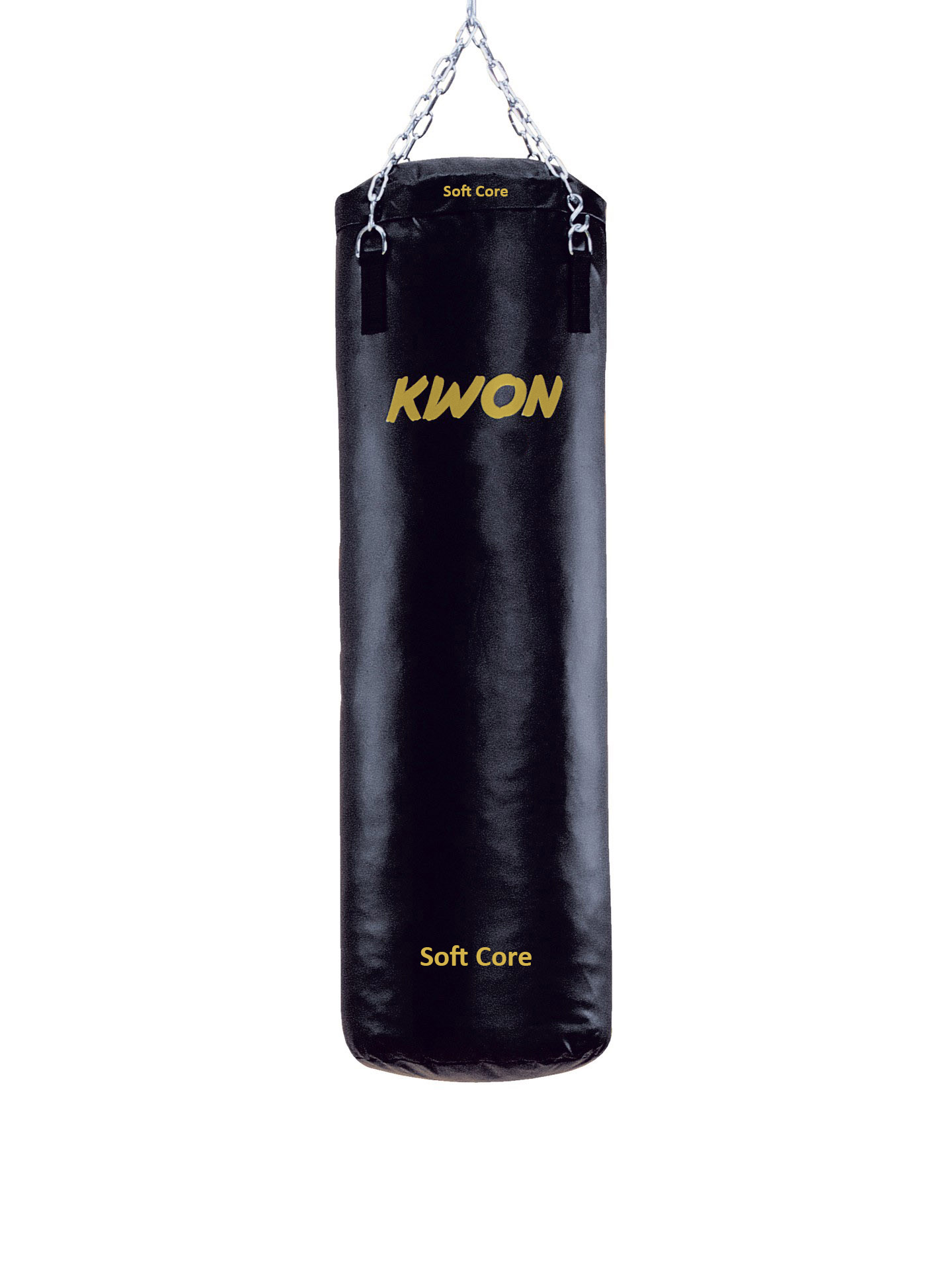 Boxsack Black Kunstleder gefüllt 120 cm