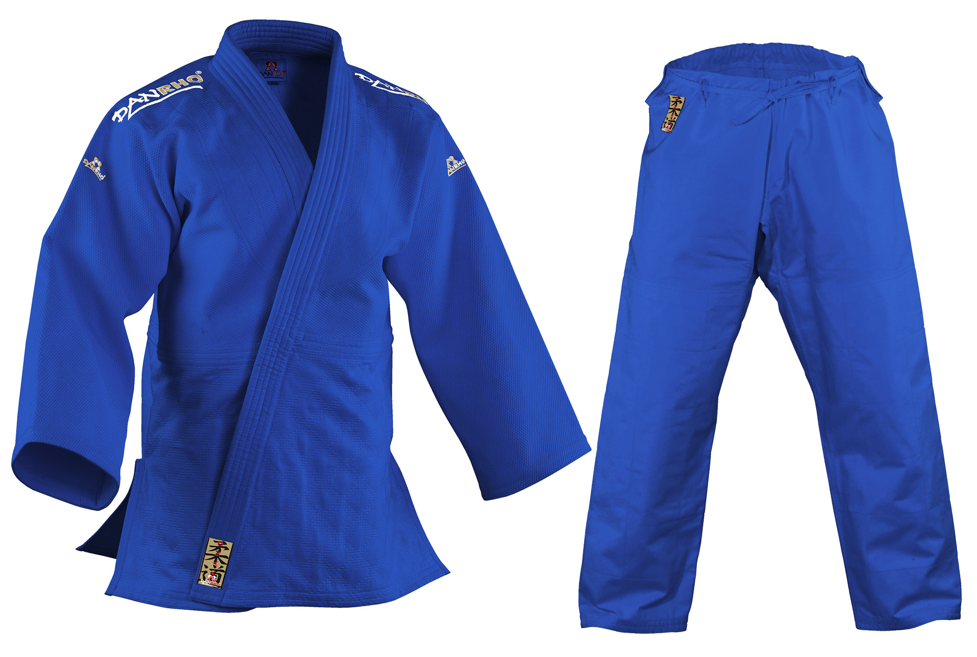 DANRHO Judo Wettkampfanzug Kano blau