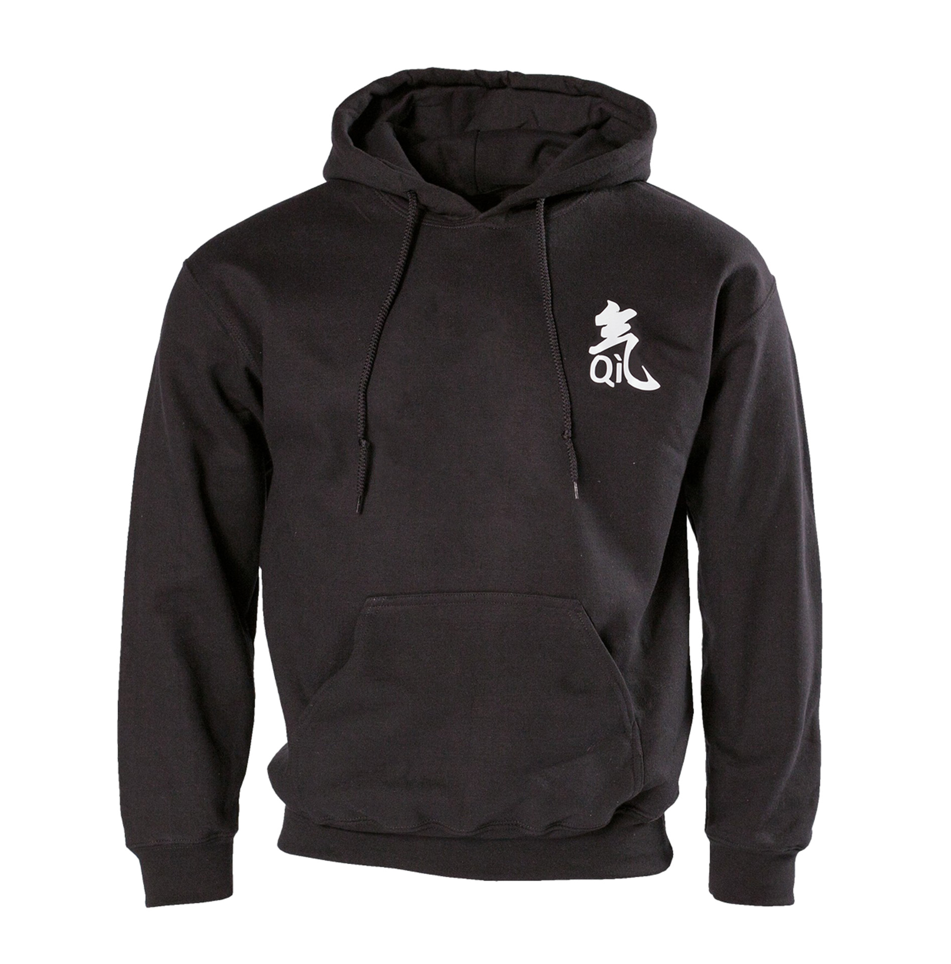 QI Kapuzenpullover schwarz