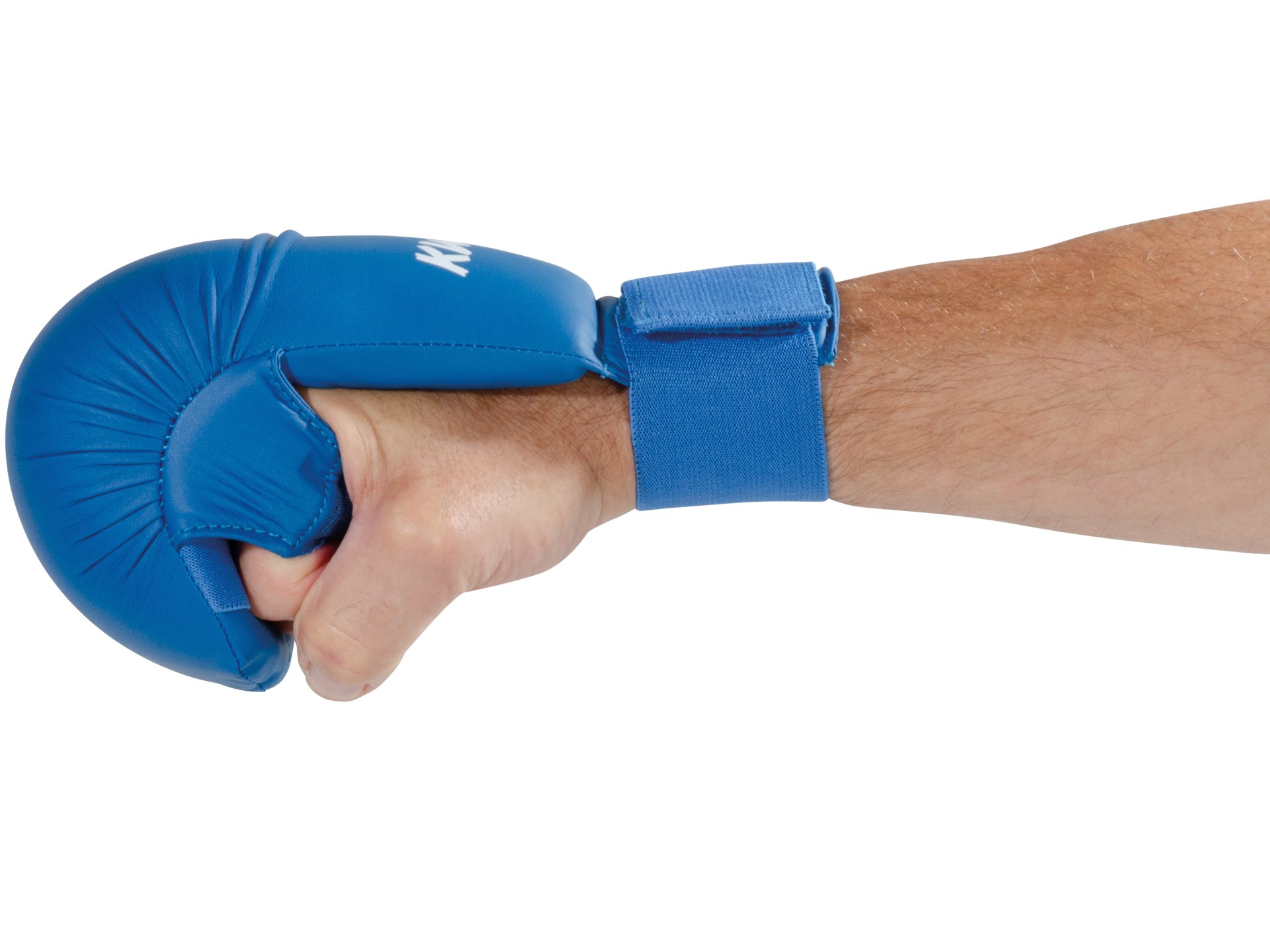 Karate hand protector without thumb loop - WUKF recognized