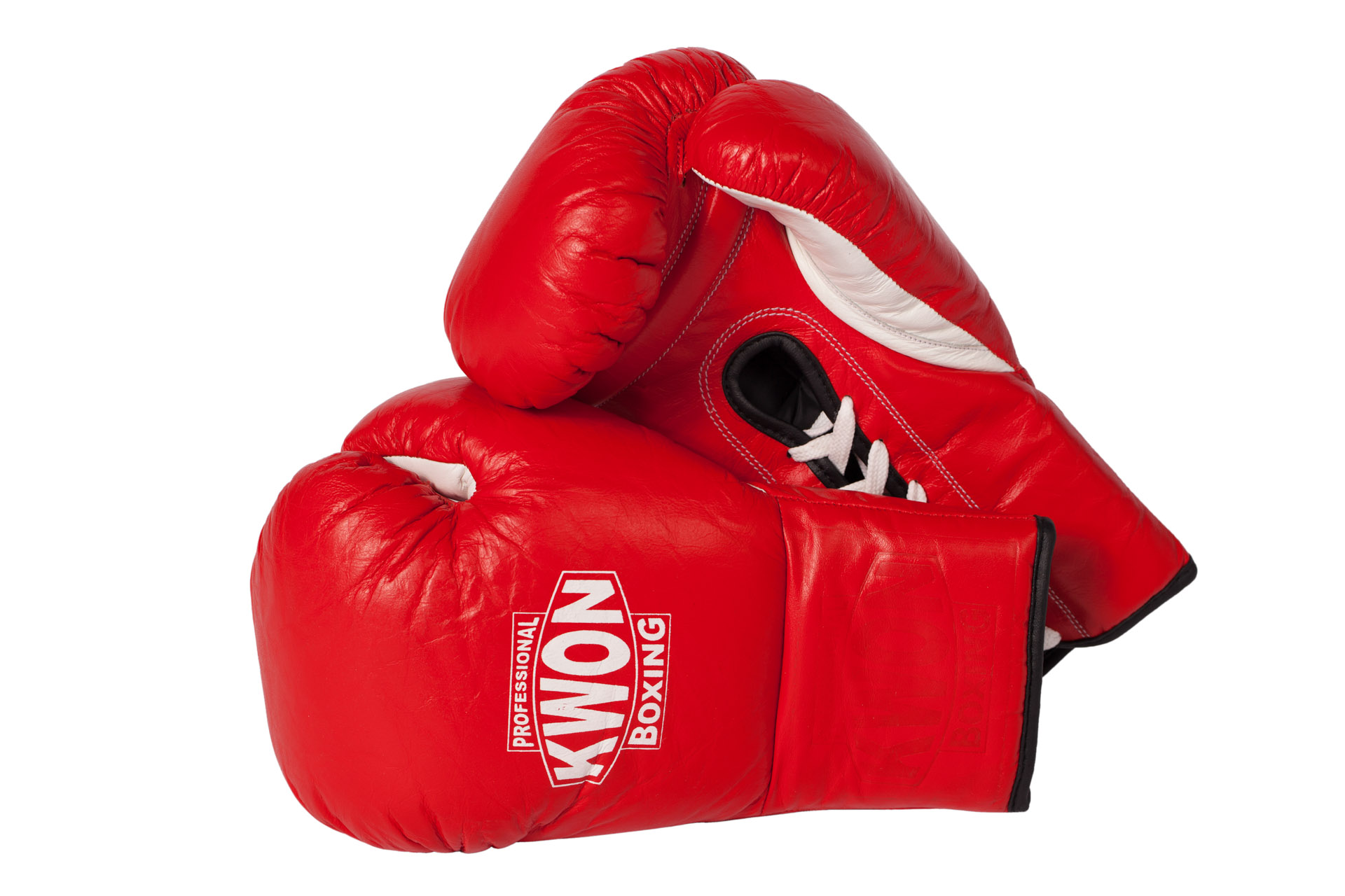 Boxhandschuhe Leder mit Schnürung