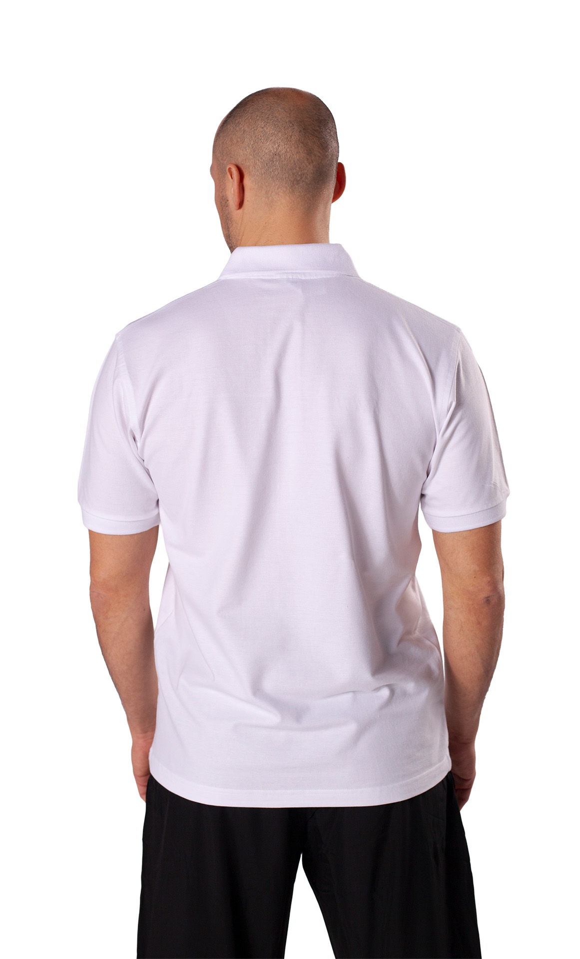Poloshirt white