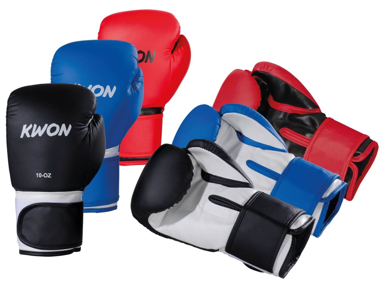 KWON Fitness Boxhandschuhe - Gewicht: 8 oz, 10 oz, 12 oz, 14 oz, 16 oz