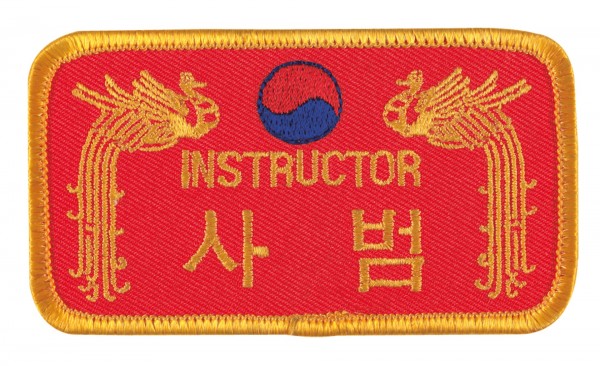 DANRHO Embroidered Emblem Instructor