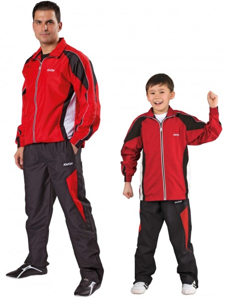 Track Suit Performance Micro red / black
