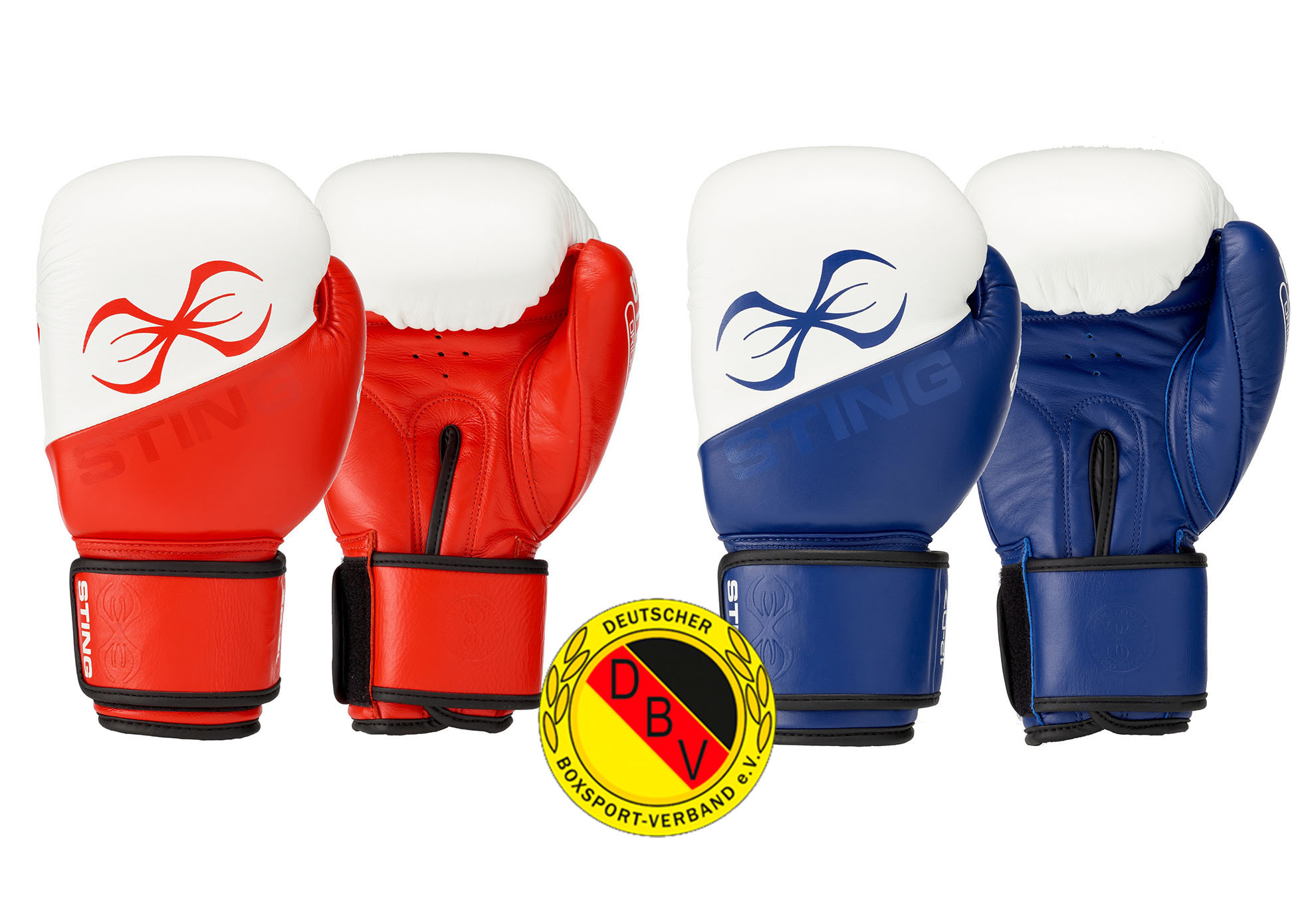 KWON Leather Full Contact Boxing Gloves Knocking