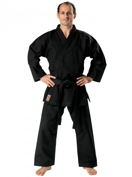 Karate Uniform Traditional black 12 oz