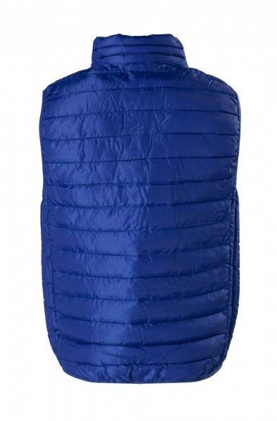 Steppweste blau mit Stick BTU