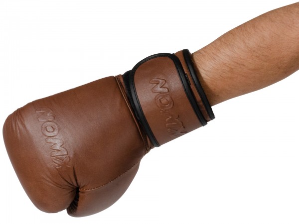 Boxing Gloves Knocking brown