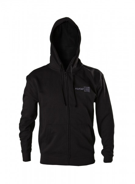 Zip Hoody / Zipper black with KWON logo