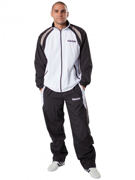 Trainingsanzug Endurance schwarz / weiß